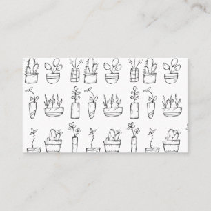 Carte De Visite Services de paysage et de jardinage / Flower Shop 