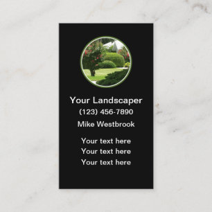 Carte De Visite Services de paysagisme locaux modernes