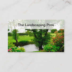 Carte De Visite Services de paysagisme professionnels