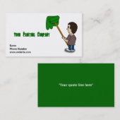 Carte De Visite Services de peintre/peinture de Chambre (Devant / Derrière)