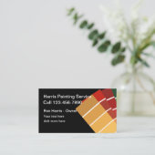 Carte De Visite Services de peintre simple (Debout devant)
