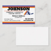 Carte De Visite Services de peinture commerciale et résidentielle (Devant / Derrière)