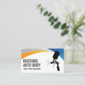 Carte De Visite Services de peinture de carrosserie automatique |  (Debout devant)