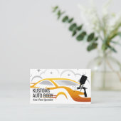 Carte De Visite Services de peinture de carrosserie automatique | (Debout devant)