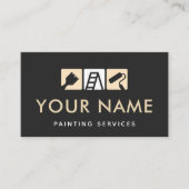 Carte De Visite Services de peinture de maison moderne Échelle de  (Devant)