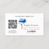 Carte De Visite Services de peinture intérieure et extérieure (Dos)