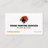 Carte De Visite Services de peinture maison | Paint Rollel (Devant)