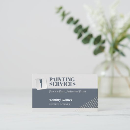 Carte De Visite Services de peinture | Paint Rollers (Debout devant)