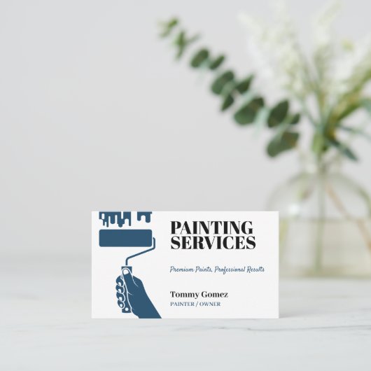 Carte De Visite Services de peinture | Paint Rollers (Debout devant)