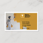 Carte De Visite Services de peinture | Peintre (Dos)