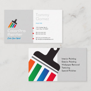 Carte De Visite Services de peinture   Peintre