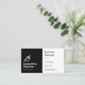 Carte De Visite Services de peinture | Peintre (Debout devant)