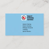 Carte De Visite Services de peinture | Peintre (Dos)