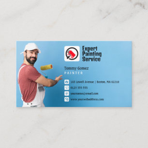 Carte De Visite Services de peinture   Peintre