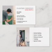 Carte De Visite Services de peinture | Peintres (Devant / Derrière)