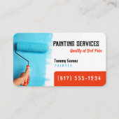 Carte De Visite Services de peinture | Peintres (Devant)
