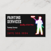 Carte De Visite Services de peinture | Peintres (Devant)