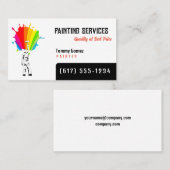 Carte De Visite Services de peinture | Peintres (Devant / Derrière)