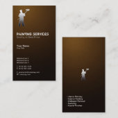 Carte De Visite Services de peinture | Peintres Brown (Devant / Derrière)