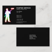 Carte De Visite Services de peinture | Peintres Noirs (Devant / Derrière)