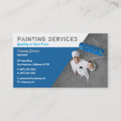 Carte De Visite Services de peinture | Peintres professionnels (Devant)