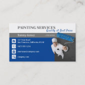 Carte De Visite Services de peinture | Peintres professionnels (Devant)