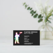 Carte De Visite Services de peinture | Professionnel (Debout devant)