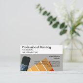Carte De Visite Services de peinture professionnelle (Debout devant)