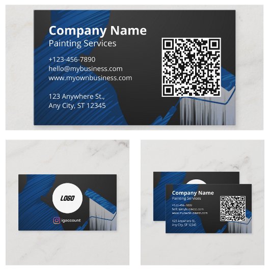 Carte De Visite Services de peinture professionnelle