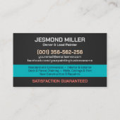 Carte De Visite Services de peinture professionnelle - Bus pour pe (Dos)