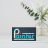 Carte De Visite Services de peinture professionnelle - Bus pour pe (Debout devant)