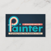 Carte De Visite Services de peinture professionnelle - Bus pour pe (Devant)