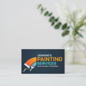 Carte De Visite Services de peinture professionnelle - Bus pour pe (Debout devant)