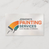 Carte De Visite Services de peinture professionnelle - Bus pour pe (Devant)