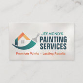 Carte De Visite Services de peinture professionnelle - Peintre de  (Devant)