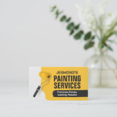 Carte De Visite Services de peinture professionnelle - Peintre de  (Debout devant)