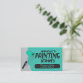 Carte De Visite Services de peinture professionnelle - Peintre de  (Debout devant)