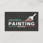 Carte De Visite Services de peinture professionnelle - Peintre de  (Devant)