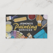 Carte De Visite Services de peinture professionnelle - Peintre de  (Devant)