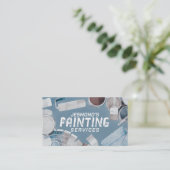 Carte De Visite Services de peinture professionnelle - Peintre de (Debout devant)
