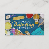 Carte De Visite Services de peinture professionnelle - Peintre de  (Devant)