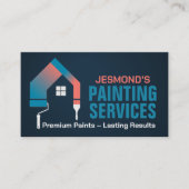 Carte De Visite Services de peinture professionnelle - Peintre de  (Devant)