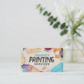 Carte De Visite Services de peinture professionnelle - Peintre de  (Debout devant)