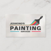 Carte De Visite Services de peinture professionnelle - Peintre de  (Devant)