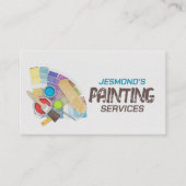 Carte De Visite Services de peinture professionnelle - Peintre de  (Devant)