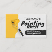 Carte De Visite Services de peinture professionnelle - Peintre de  (Devant)