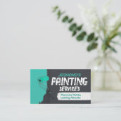 Carte De Visite Services de peinture professionnelle - Peintre de  (Debout devant)