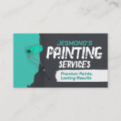 Carte De Visite Services de peinture professionnelle - Peintre de  (Devant)