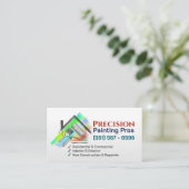 Carte De Visite Services de peinture professionnelle - Peintre en  (Debout devant)