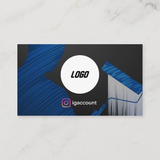 Carte De Visite Services de peinture professionnels (Dos)